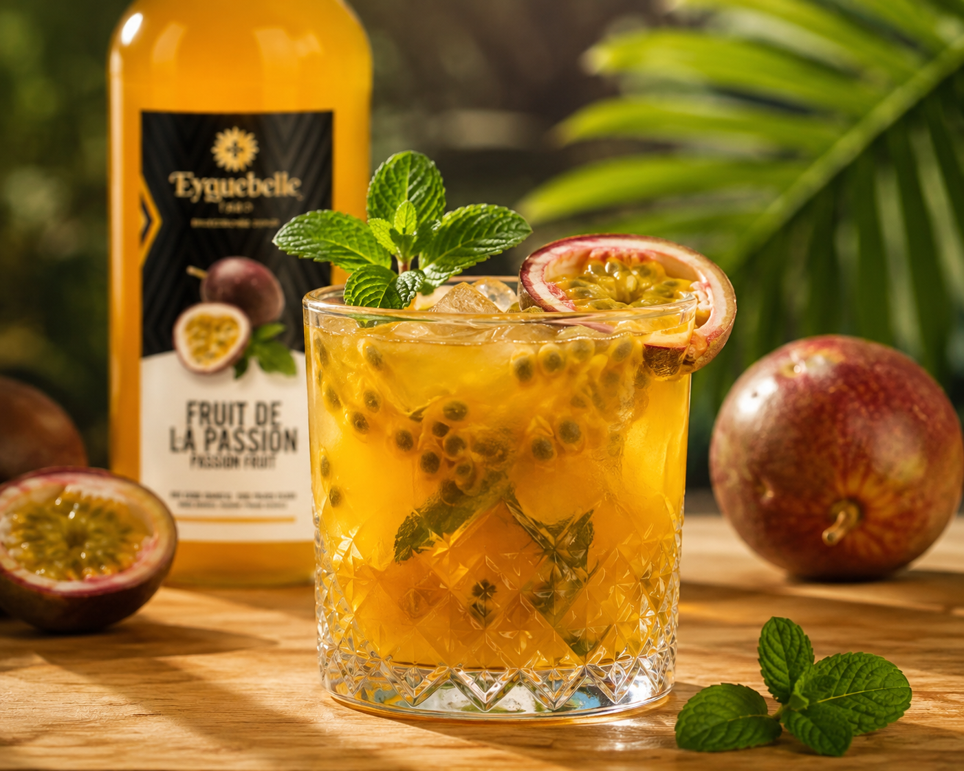 Punch au sirop Eyguebelle Fruits de la Passion